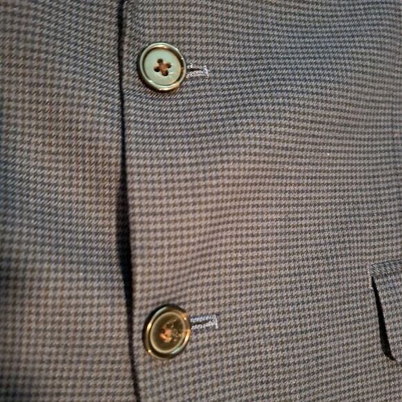 Lauren Ralph Lauren LRL Blazer Mens 42R Houndstooth Suit Jacket Sport Coat - Picture 5 of 15